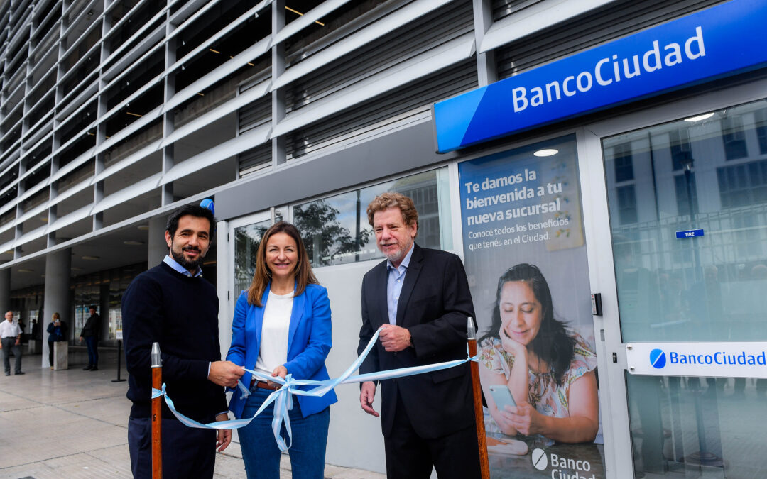 NUEVA SUCURSAL DEL BANCO CIUDAD EN EL BARRIO MUGICA DE RETIRO